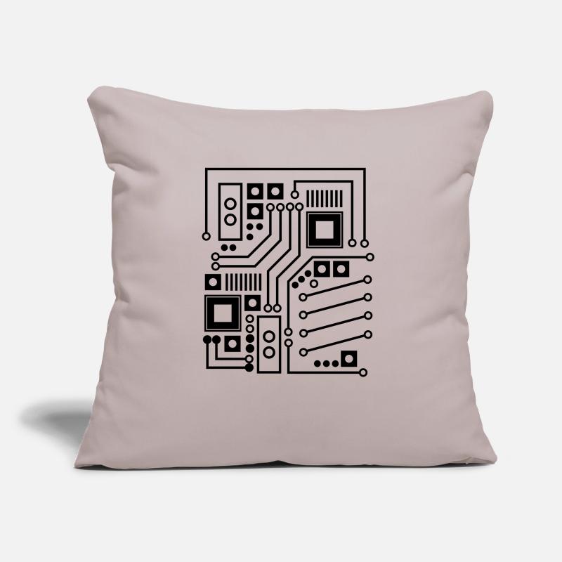 Circuit Board Circuit Board CPU Computer Shirt Gift Sofa pillowcase 17,3'' x 17,3'' (45 x 45 cm)