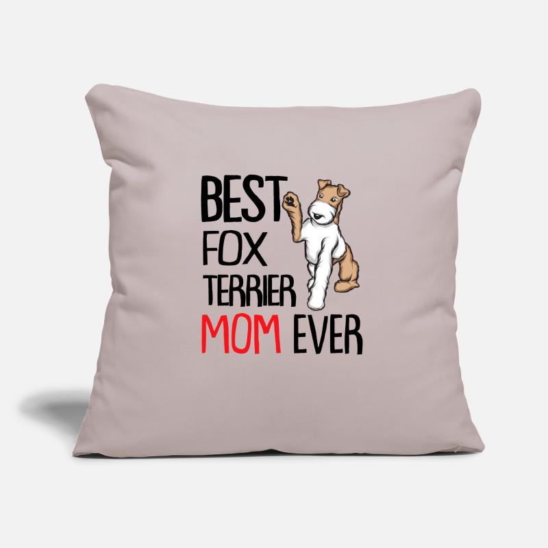 fox terrier Sofa pillowcase 17,3'' x 17,3'' (45 x 45 cm)