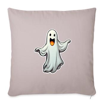 Halloween Ghost - Sofa pillowcase 17,3'' x 17,3'' (45 x 45 cm) - light taupe - Front