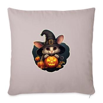 Halloween Maus - Sofakissenbezug 45 x 45 cm - helles Taupe - Vorne