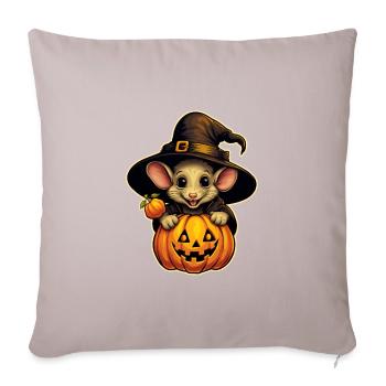 Halloween Maus - Sofakissenbezug 45 x 45 cm - helles Taupe - Vorne