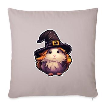 Halloween Guinea Pig - Sofa pillowcase 17,3'' x 17,3'' (45 x 45 cm) - light taupe - Front
