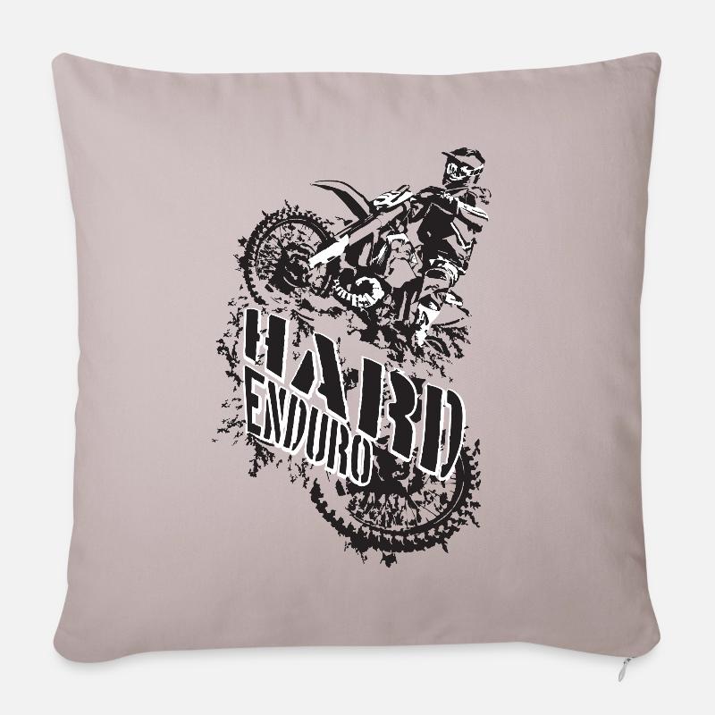 dur enduro - Housse de coussin décorative 45 x 45 cm - taupe clair