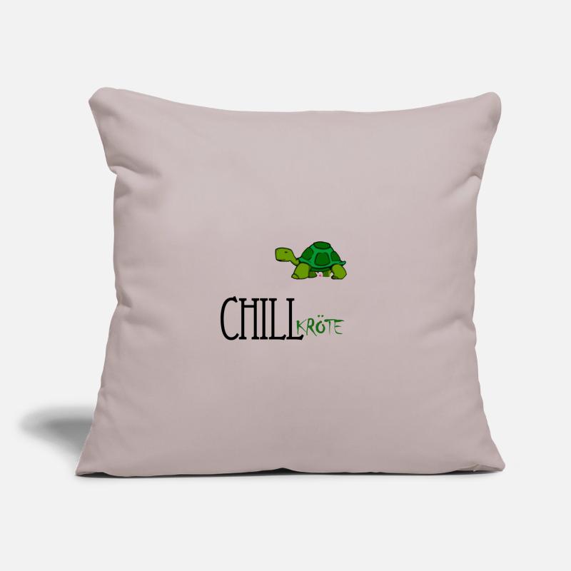 Chill toad relaxing - gift - chilling - word Sofa pillowcase 17,3'' x 17,3'' (45 x 45 cm)