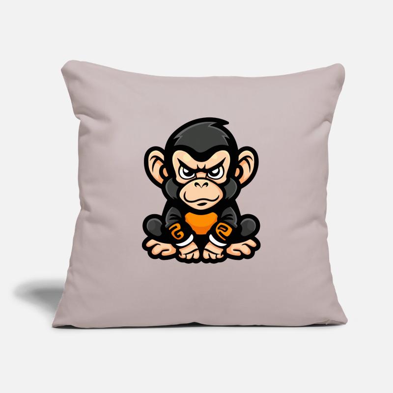 Monkey Comic Sofa pillowcase 17,3'' x 17,3'' (45 x 45 cm)