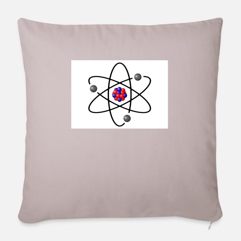Physikteilchen aus The big bang Theory Geschenkide - Sofakissenbezug 45 x 45 cm - helles Taupe
