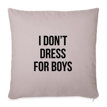 Feminist Feministin Feminismus Kleidung Schwarz - Sofakissenbezug 45 x 45 cm - helles Taupe - Vorne