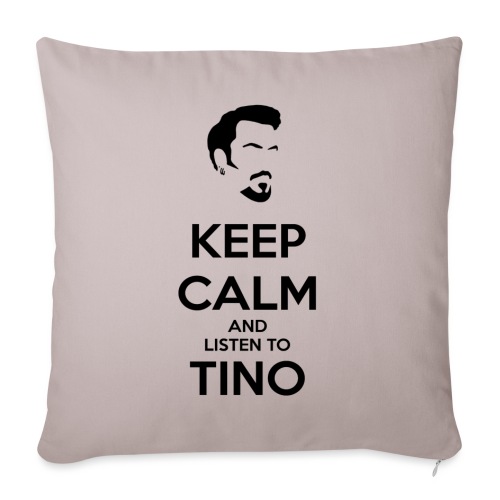 Keep Calm Tino - Funda de cojín, 45 x 45 cm