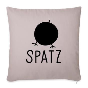 Spatz - Sofakissenbezug 45 x 45 cm - helles Taupe - Vorne