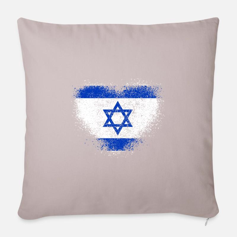 Israel - Sofakissenbezug 45 x 45 cm - helles Taupe