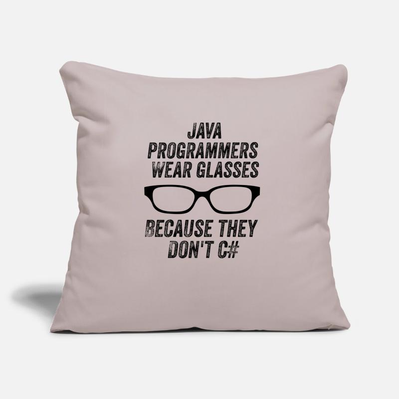 Lustige Java-Programmierer Sofakissenbezug 45 x 45 cm
