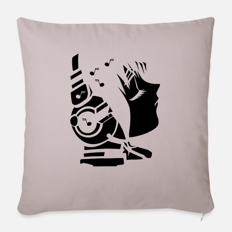 FUTURE_sound3 - Housse de coussin décorative 45 x 45 cm - taupe clair