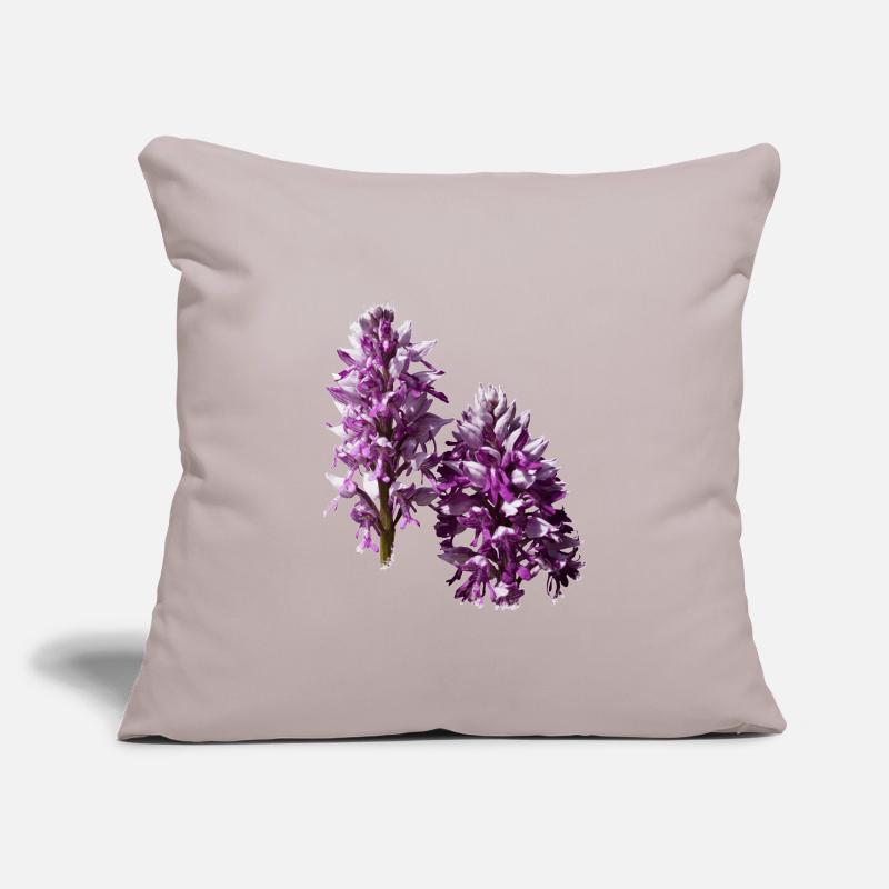 L'orchidée est une orchidée native Housse de coussin décorative 45 x 45 cm