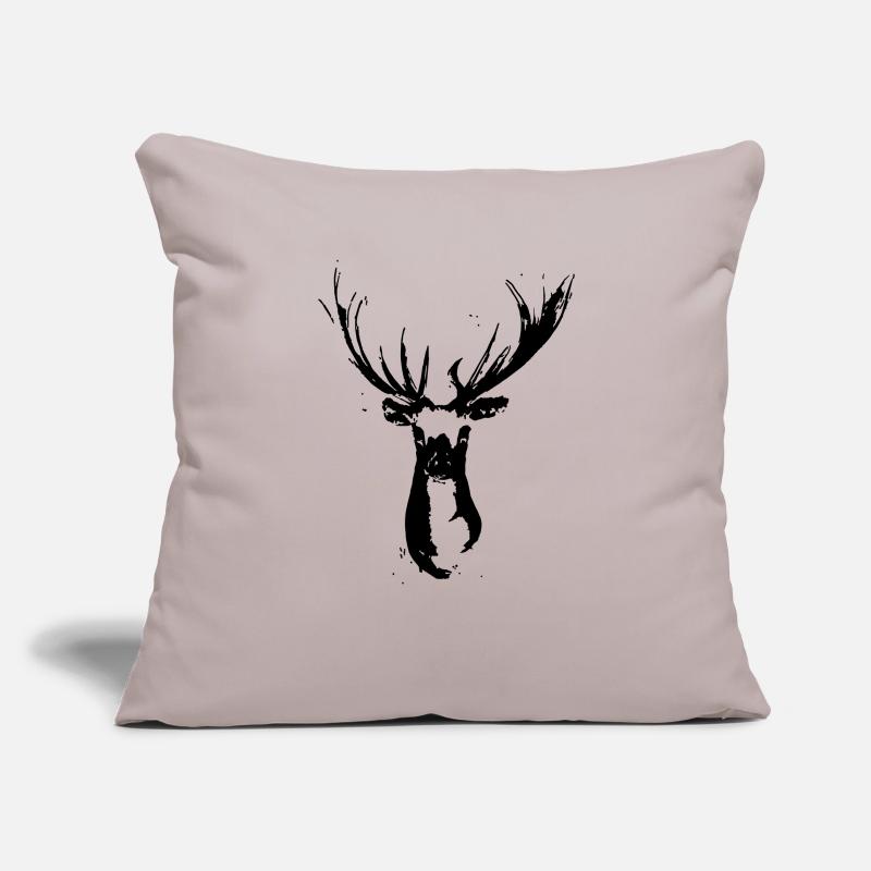 Roe deer design Sofa pillowcase 17,3'' x 17,3'' (45 x 45 cm)