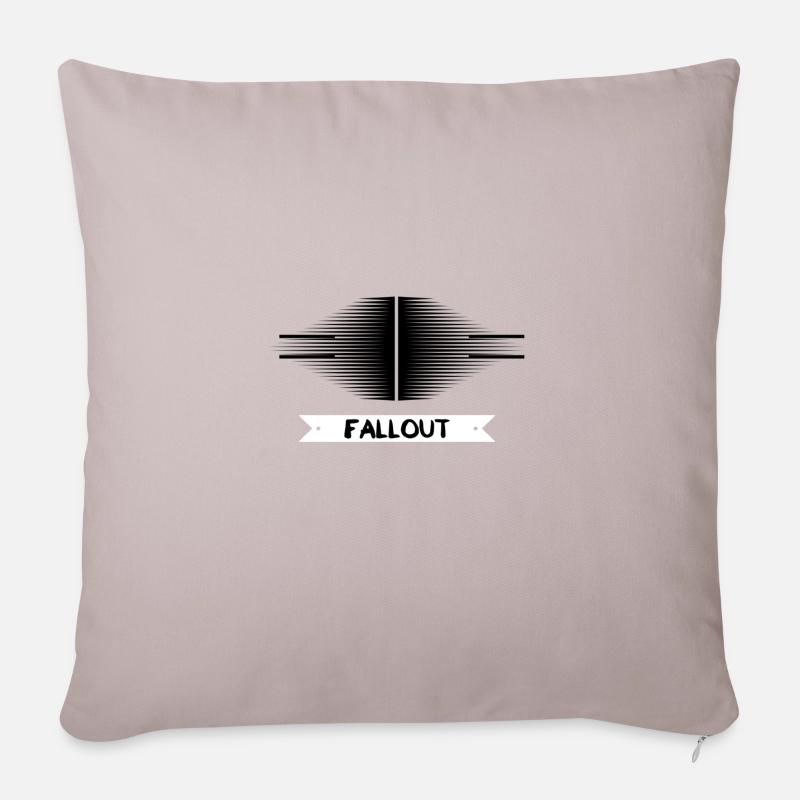 Fallout - Sofakissenbezug 45 x 45 cm - helles Taupe