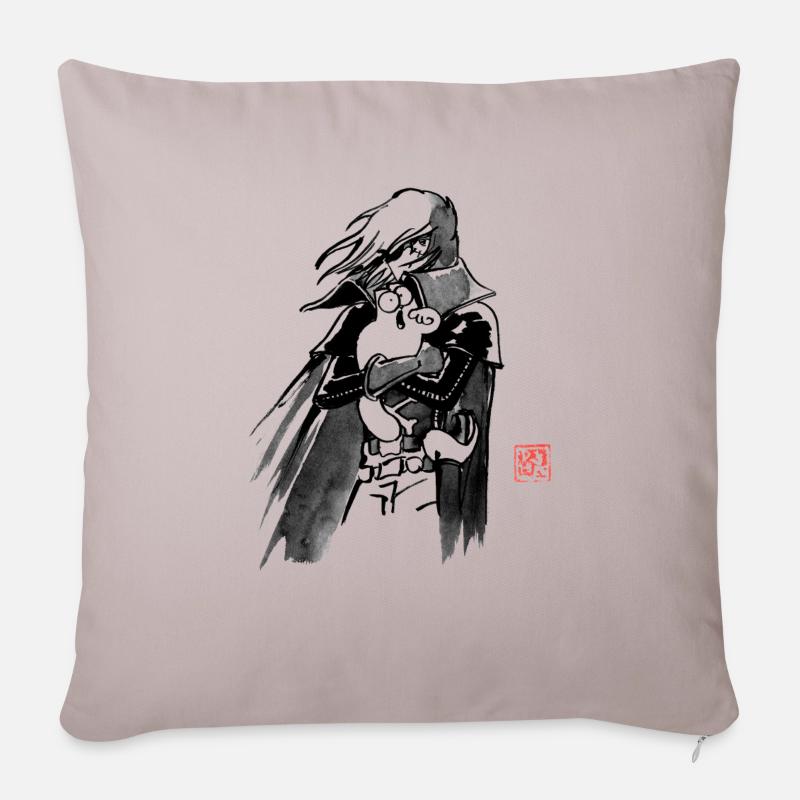albator und simons katze - Sofakissenbezug 45 x 45 cm - helles Taupe