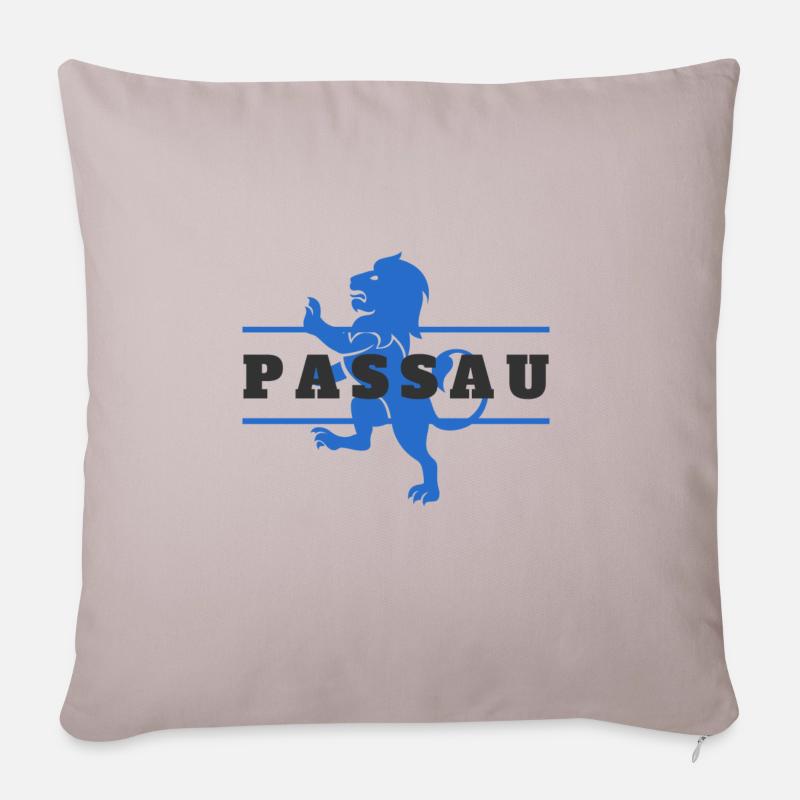 Passau - Sofakissenbezug 45 x 45 cm - helles Taupe