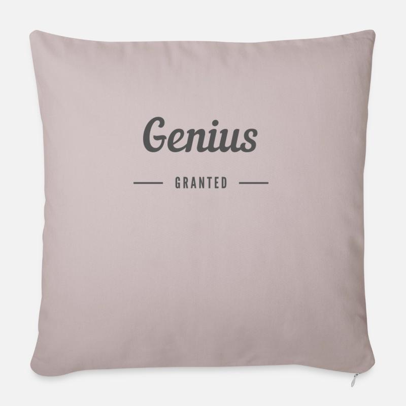Genius - Sofakissenbezug 45 x 45 cm - helles Taupe