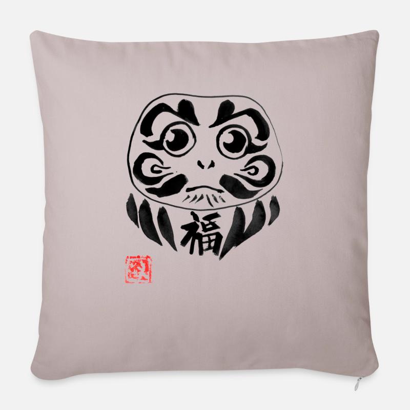daruma - Sofakissenbezug 45 x 45 cm - helles Taupe
