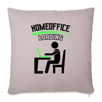 Work Office Home Office Loading - Sofa pillowcase 17,3'' x 17,3'' (45 x 45 cm) - light taupe - Front