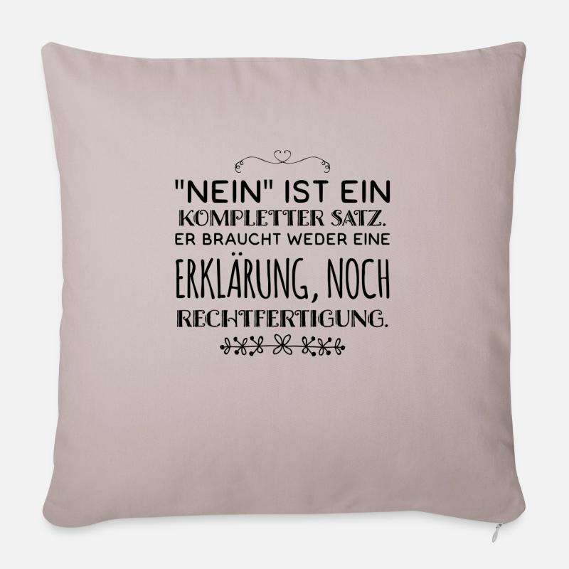 nein ist ein kompletter satz - Sofakissenbezug 45 x 45 cm - helles Taupe