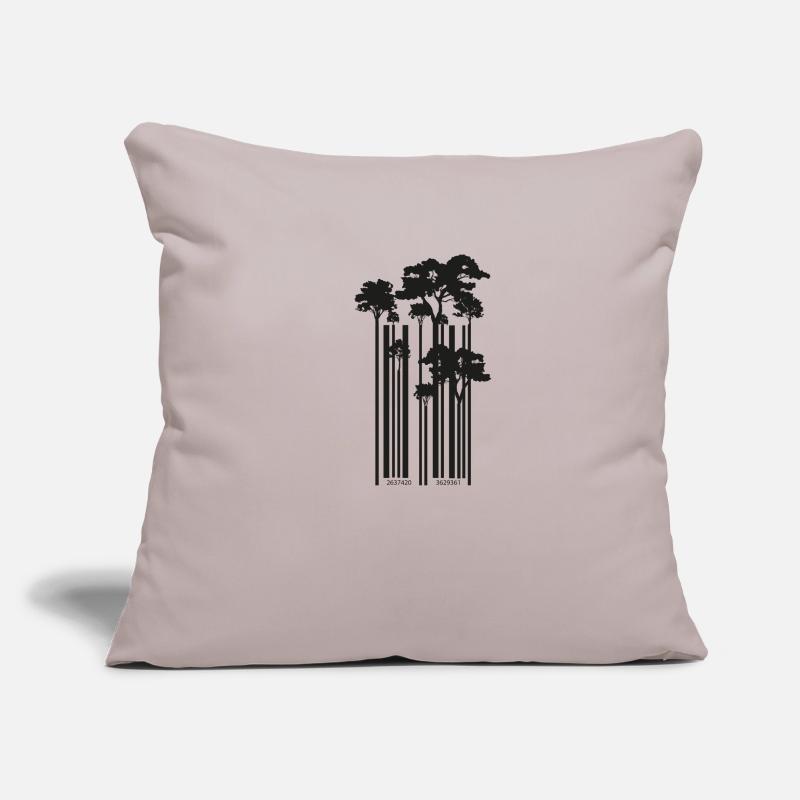 Coole Barcode Bäume Geschenk Sofakissenbezug 45 x 45 cm