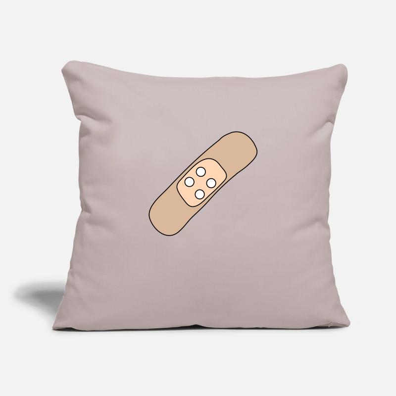 Patch, blessure, blessure, guérison, idée cadeau Housse de coussin décorative 45 x 45 cm