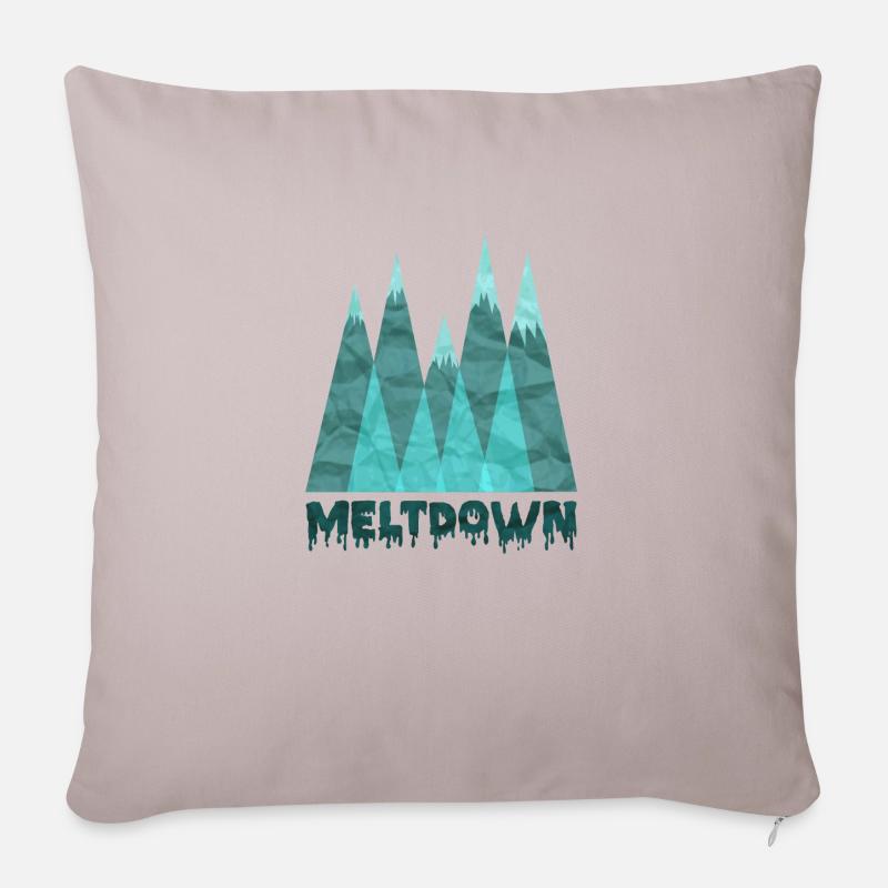 Meltdown - Housse de coussin décorative 45 x 45 cm - taupe clair