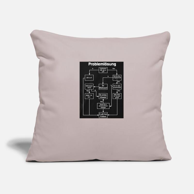 problem solving Sofa pillowcase 17,3'' x 17,3'' (45 x 45 cm)