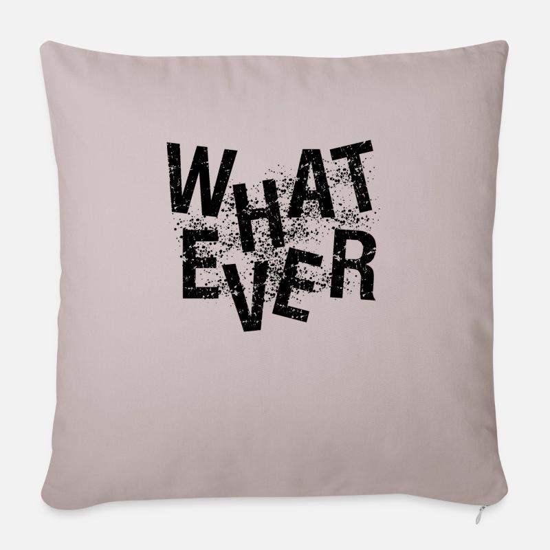 whatever - Sofakissenbezug 45 x 45 cm - helles Taupe
