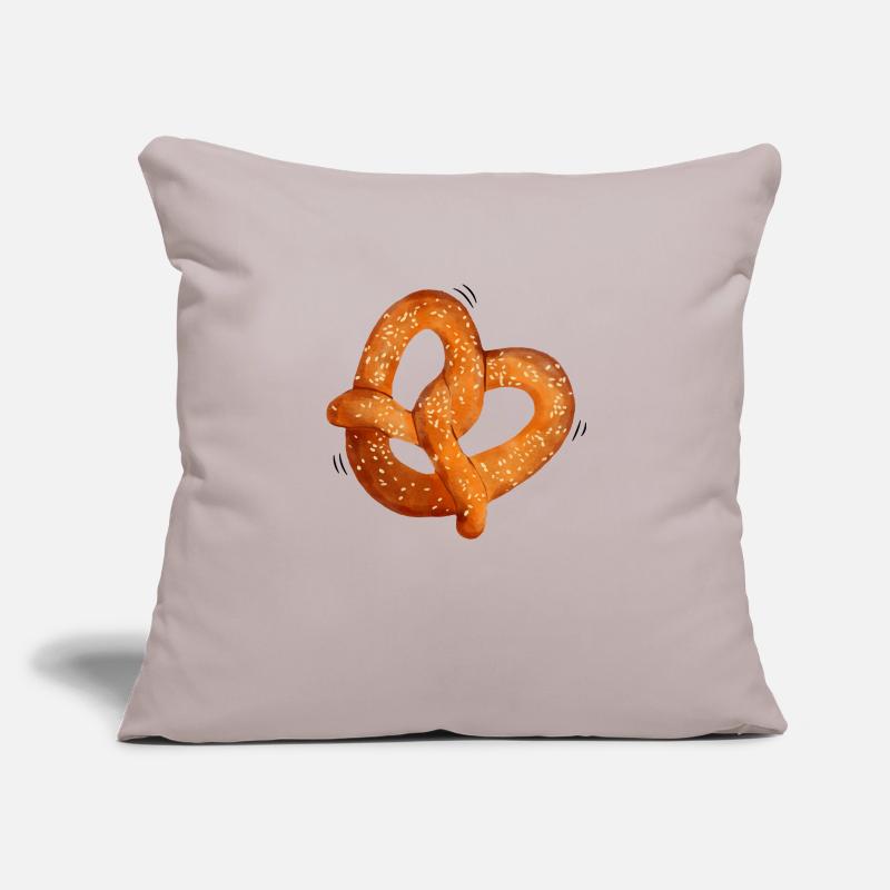 Brezel - - Geschenk, Geschenkidee Sofakissenbezug 45 x 45 cm