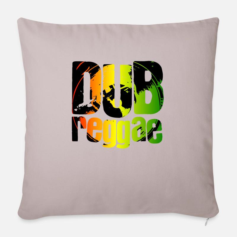 Dub Reggae - Sofakissenbezug 45 x 45 cm - helles Taupe