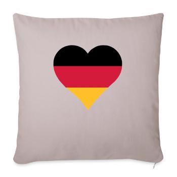 Allemagne flag Herform - Housse de coussin décorative 45 x 45 cm - taupe clair - Devant
