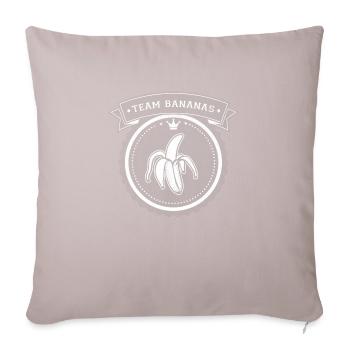 Team Bananas Team Bananes - Housse de coussin décorative 45 x 45 cm - taupe clair - Devant