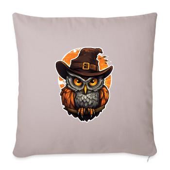 Owl Halloween - Sofa pillowcase 17,3'' x 17,3'' (45 x 45 cm) - light taupe - Front