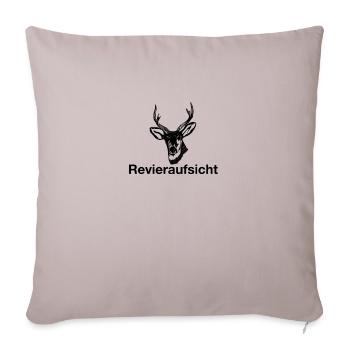 District Supervision Hunter - Sofa pillowcase 17,3'' x 17,3'' (45 x 45 cm) - light taupe - Front