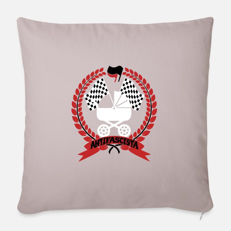 bébé d'antifa - Housse de coussin décorative 45 x 45 cm - taupe clair