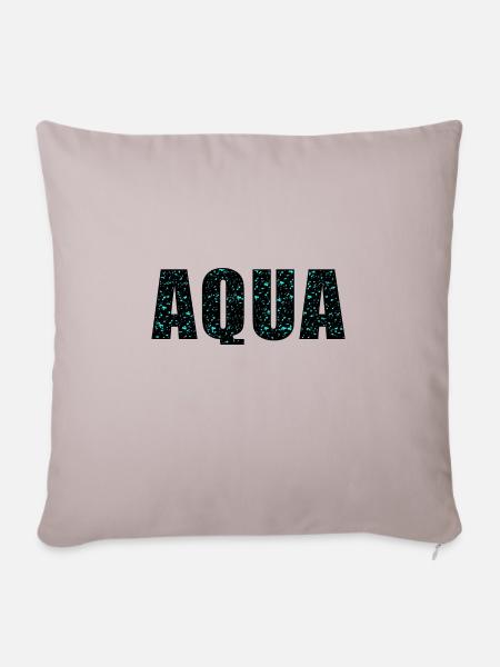 Aqua - Sofakissenbezug 45 x 45 cm - helles Taupe