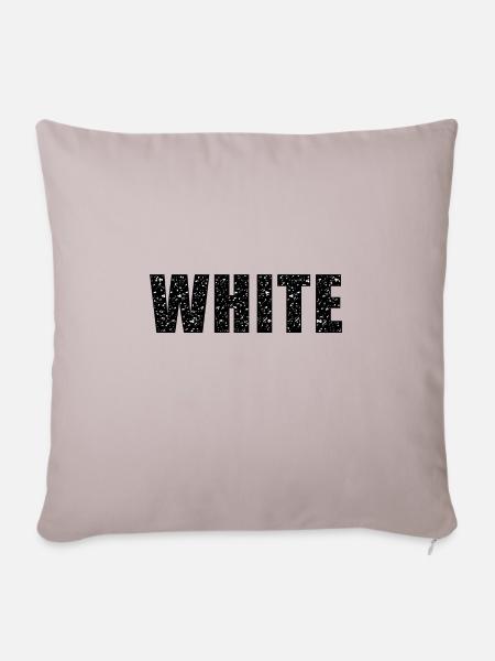 White - Sofakissenbezug 45 x 45 cm - helles Taupe