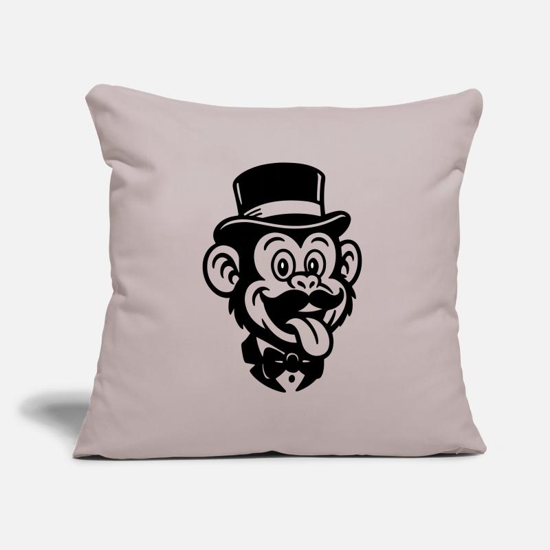 Monkey Groom Comic Sofa pillowcase 17,3'' x 17,3'' (45 x 45 cm)