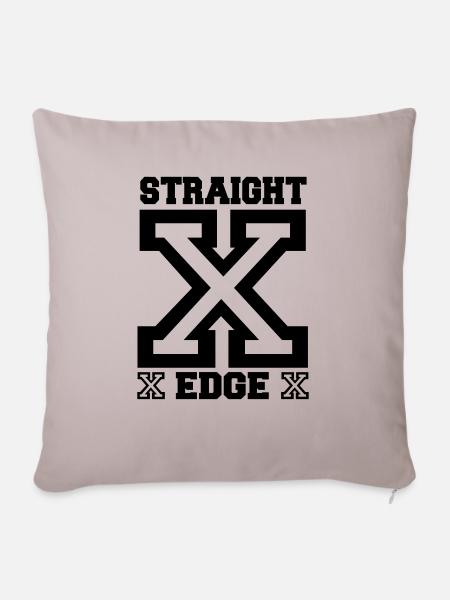 straight edge - Sofakissenbezug 45 x 45 cm - helles Taupe