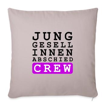 Hen Party Crew Hen - Sofa pillowcase 17,3'' x 17,3'' (45 x 45 cm) - light taupe - Front