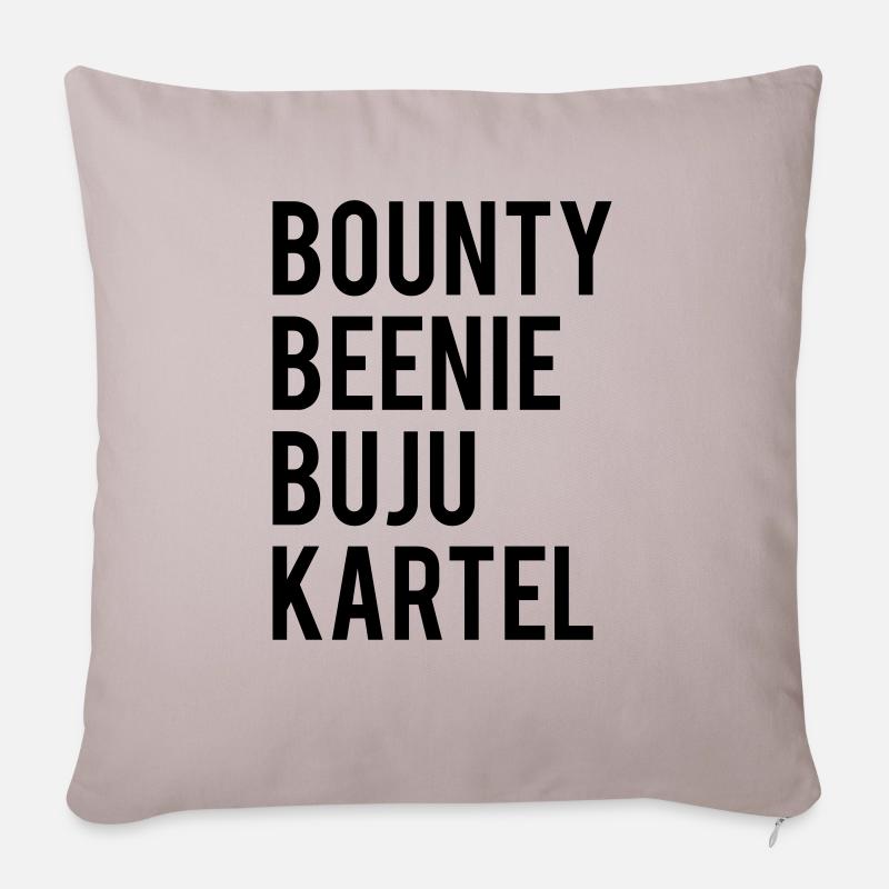 Bounty Beenie Buju Kartel - Sofakissenbezug 45 x 45 cm - helles Taupe