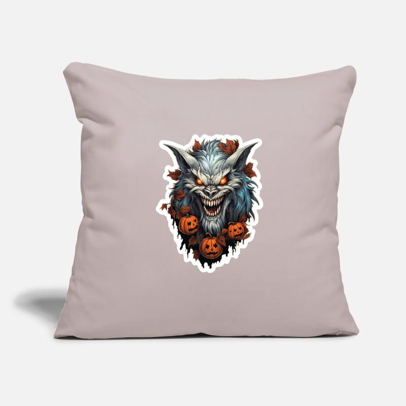 Werwolf Halloween Sofakissenbezug 45 x 45 cm