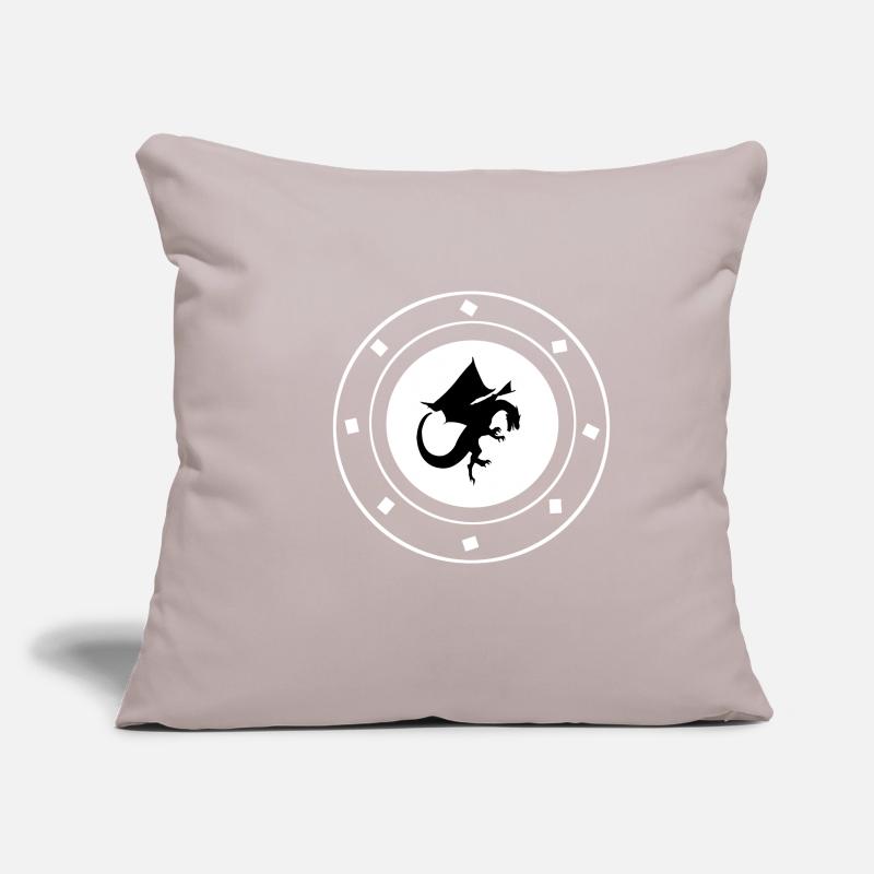 Dragon, Vikings, Vikings, EBM, Gothic Sofa pillowcase 17,3'' x 17,3'' (45 x 45 cm)
