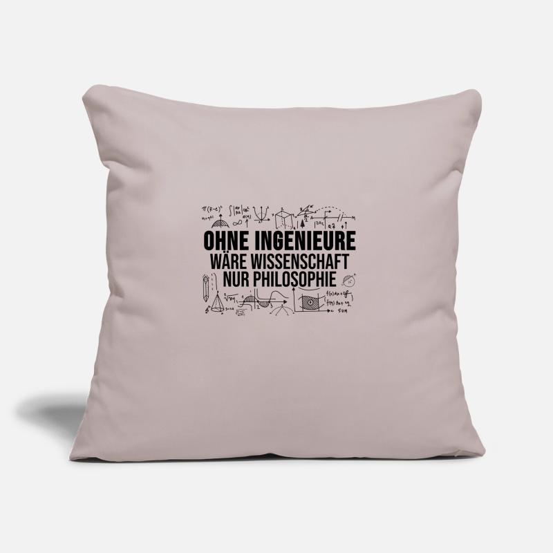 Engineer TShirt technician engineering gift Sofa pillowcase 17,3'' x 17,3'' (45 x 45 cm)