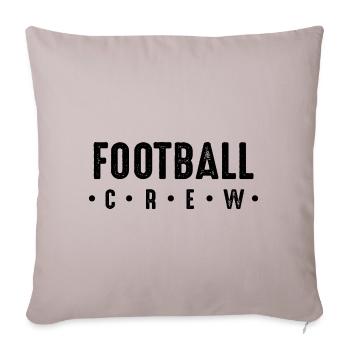 Équipe de football - Housse de coussin décorative 45 x 45 cm - taupe clair - Devant