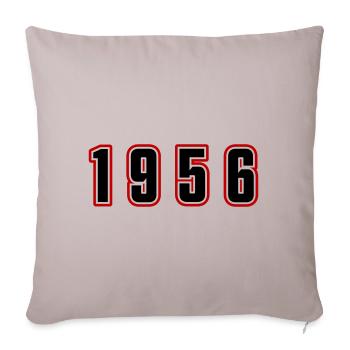 1956 Year Number - Sofa pillowcase 17,3'' x 17,3'' (45 x 45 cm) - light taupe - Front