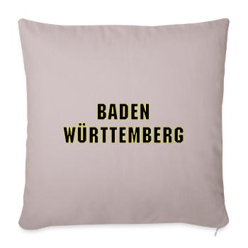Baden-Württemberg - Sofakissenbezug 45 x 45 cm - helles Taupe - Vorne