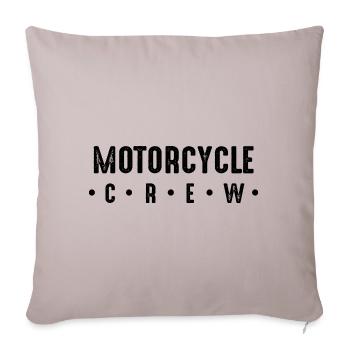 Motorcycle Crew - Sofa pillowcase 17,3'' x 17,3'' (45 x 45 cm) - light taupe - Front